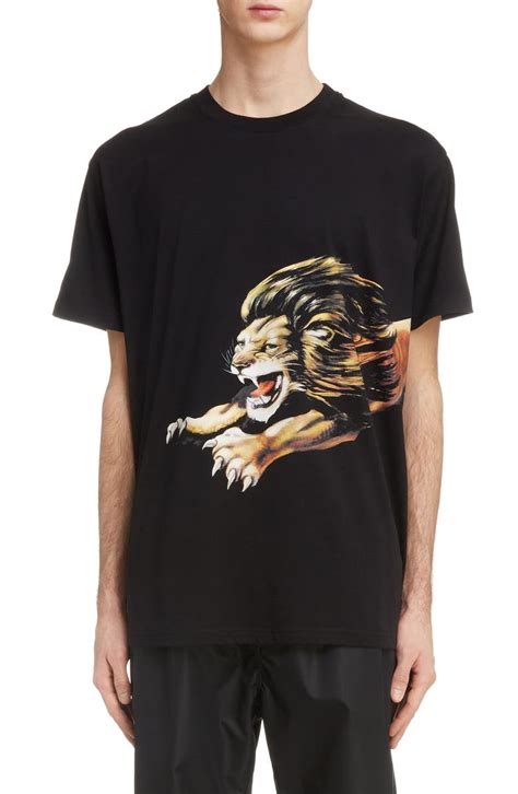 givenchy tee shirt mens|givenchy graphic crewneck t shirt.